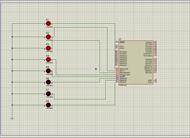 کدنویسی LEDهای چشمک زن در محیط پروتئوس با زبان C در کدویژن